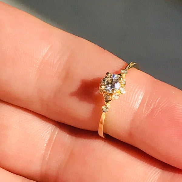 Diamond Sharnel ring