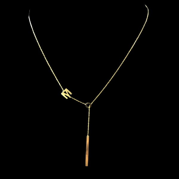 Initials with bar