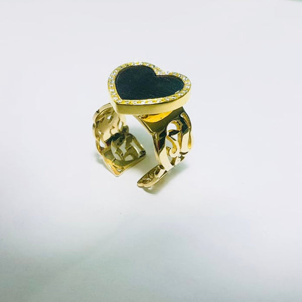 Heart Calligraphy Ring