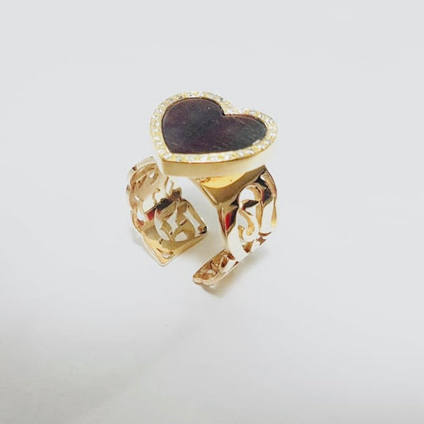 Heart Calligraphy Ring