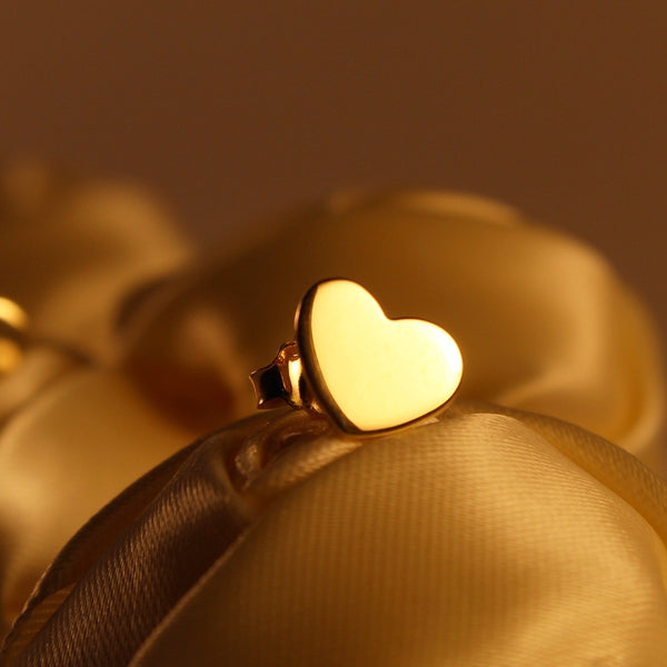 Heart Stud Earrings