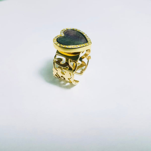 Heart Calligraphy Ring