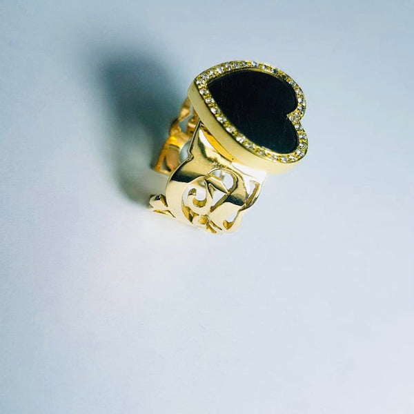 Heart Calligraphy Ring