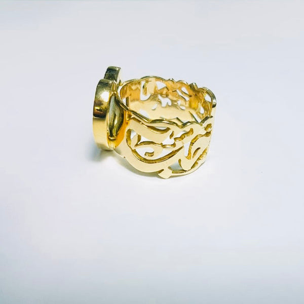 Heart Calligraphy Ring
