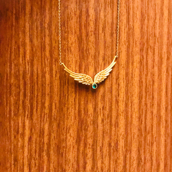 Angel wings necklace