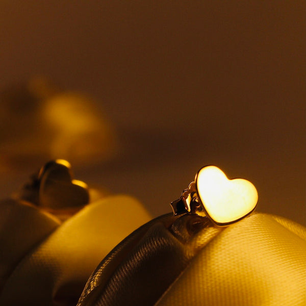 Heart Stud Earrings