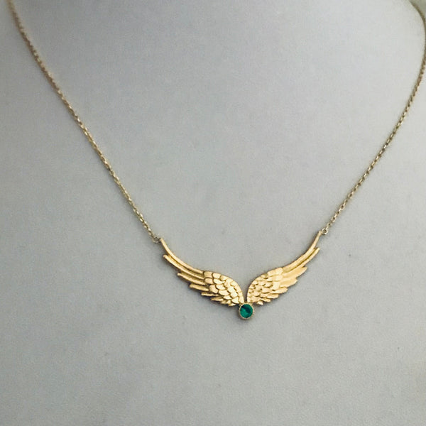 Angel wings necklace
