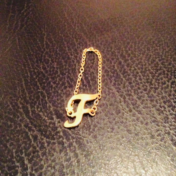 Letter chain ring