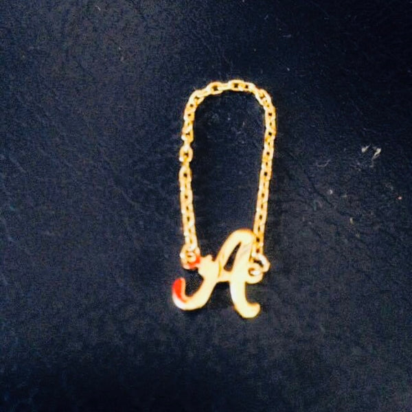 Letter chain ring
