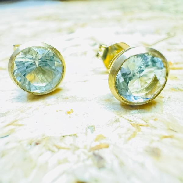 Aqua marine  studs