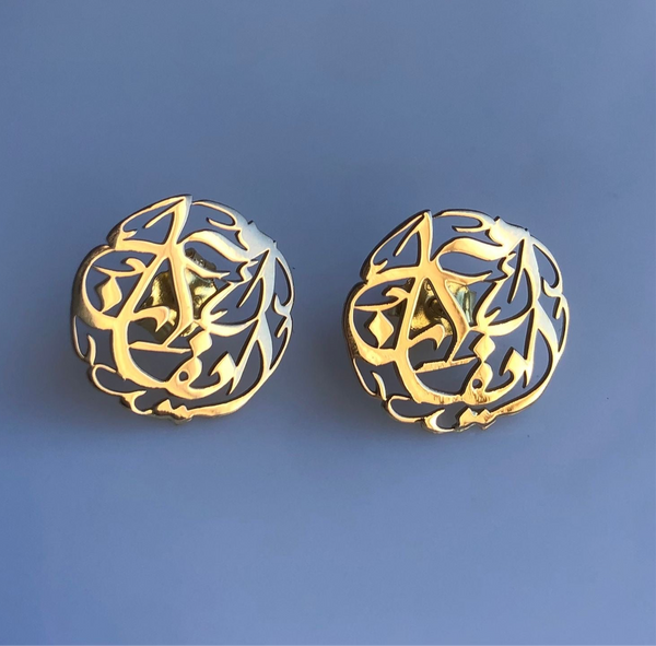 Custom Arabic Calligraphy Earrings