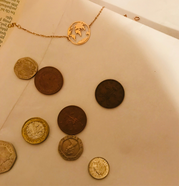 Globe World map bracelet