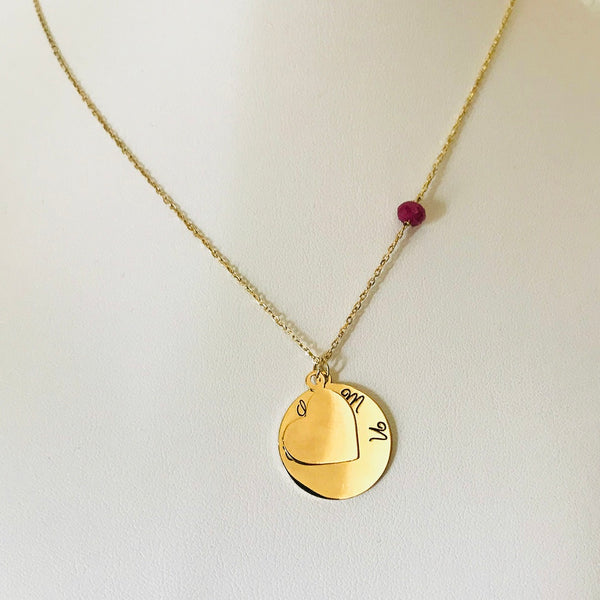 Ruby Love necklace