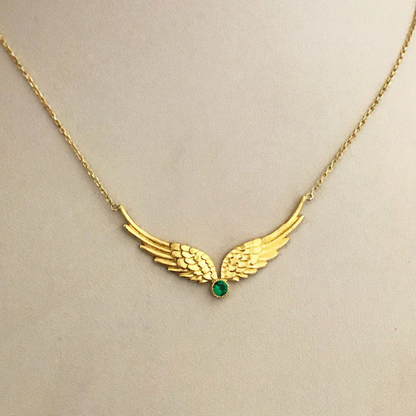 Angel wings necklace