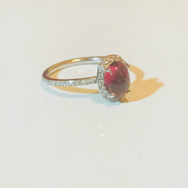 Ruby Cabochon Ring