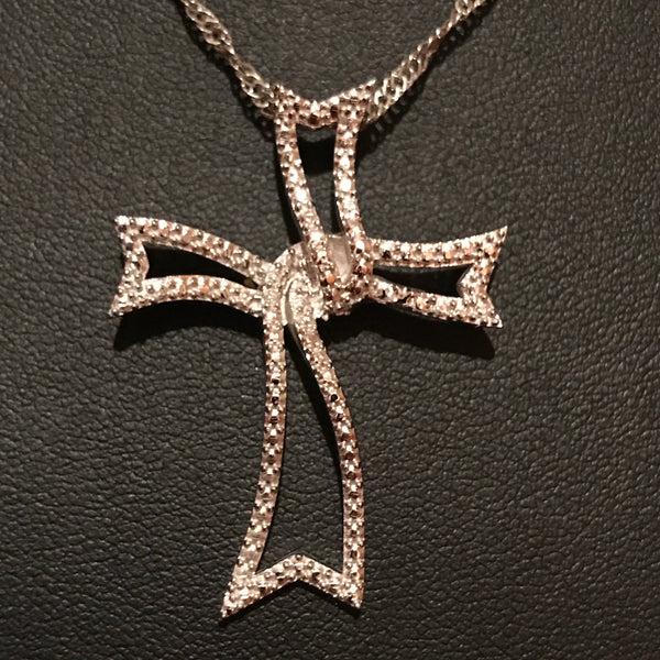 Twisted Cross pendant