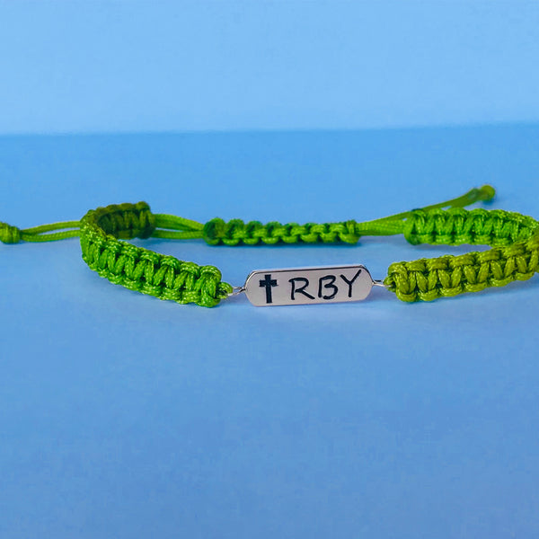 Curved Name Bar Bracelet