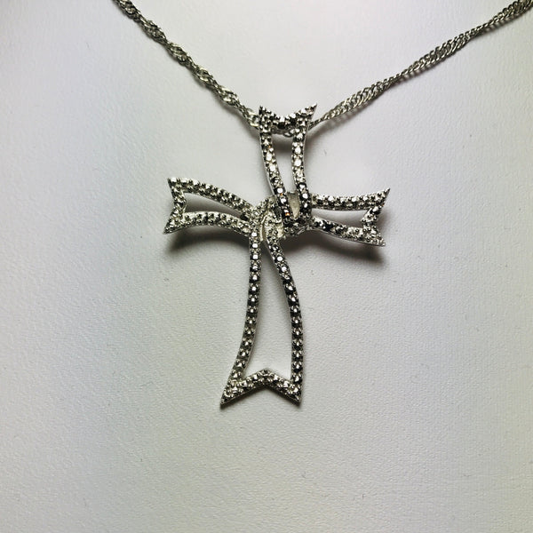 Twisted Cross pendant