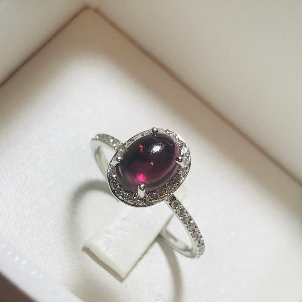 Ruby Cabochon Ring