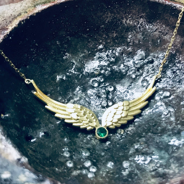 Angel wings necklace