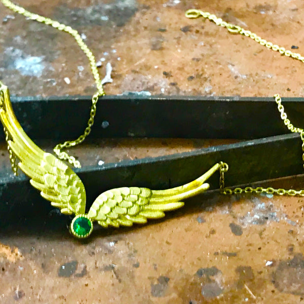 Angel wings necklace