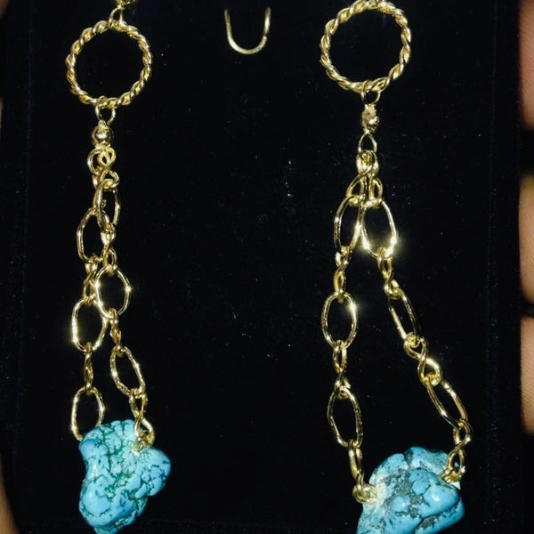Turquoise Drop Earrings
