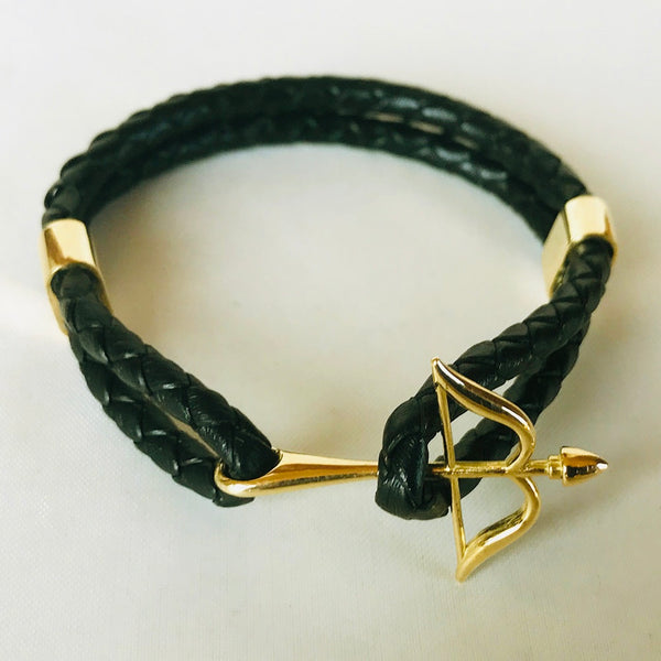 Arrow with Leather