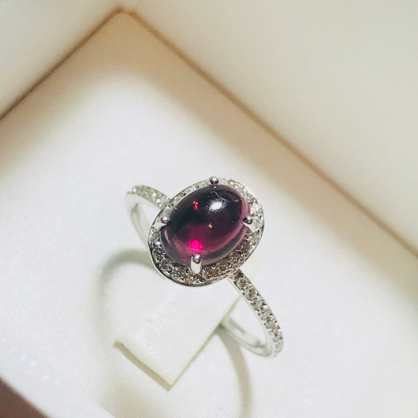 Ruby Cabochon Ring