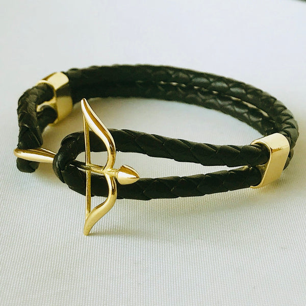 Arrow with Leather