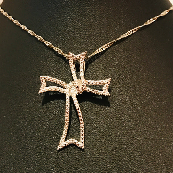 Twisted Cross pendant