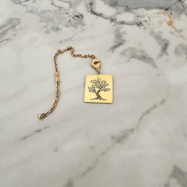 Personalized Gold Keychain