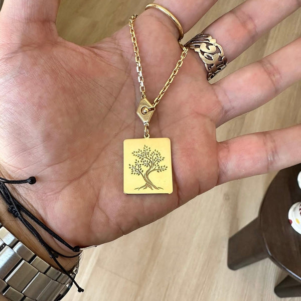 Personalized Gold Keychain