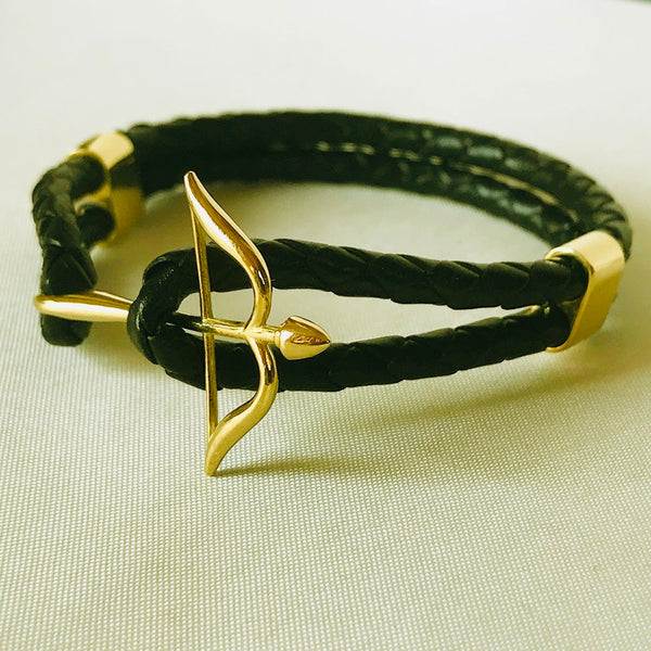 Arrow with Leather
