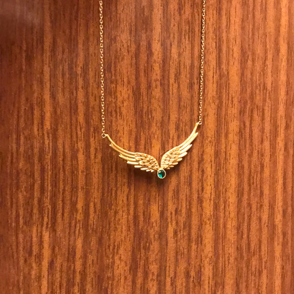 Angel wings necklace