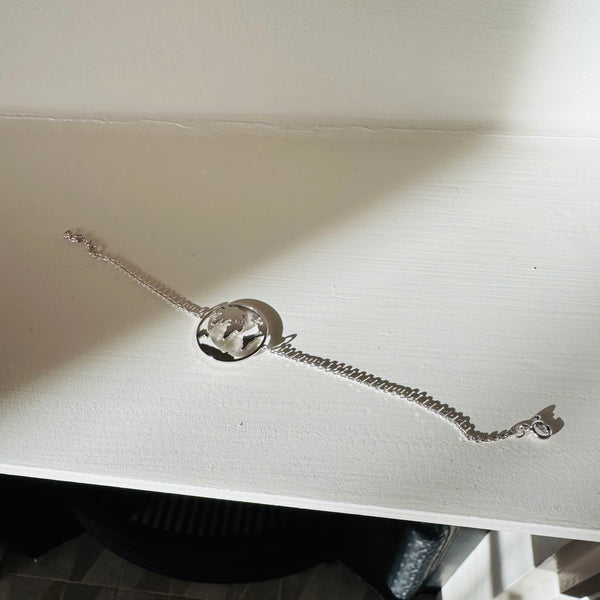 Globe World map bracelet