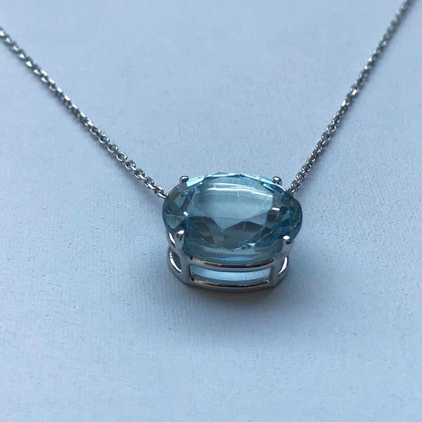 Aqua necklace