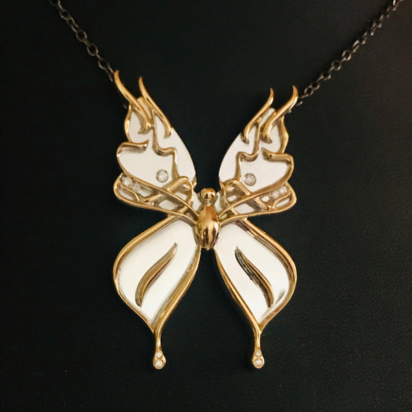 Golden Butterfly Necklace - Customised Piece
