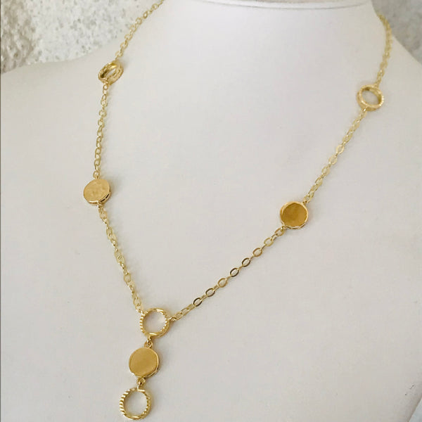 Contemporary Circle Necklace