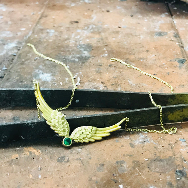 Angel wings necklace