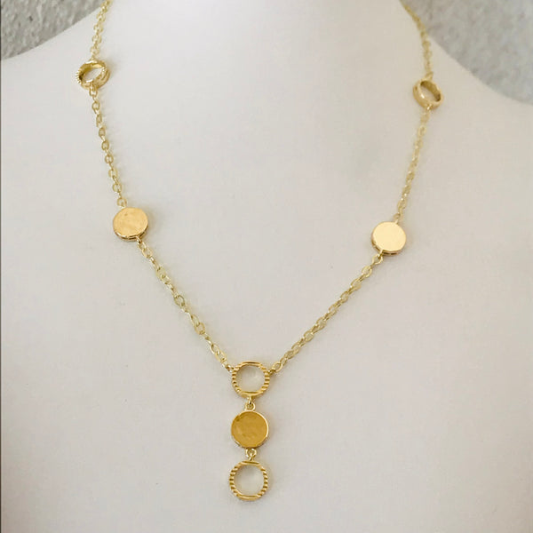 Contemporary Circle Necklace
