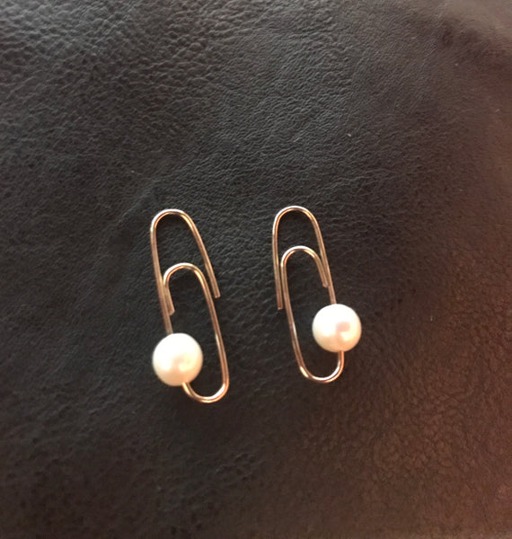 Paper Clip Earrings