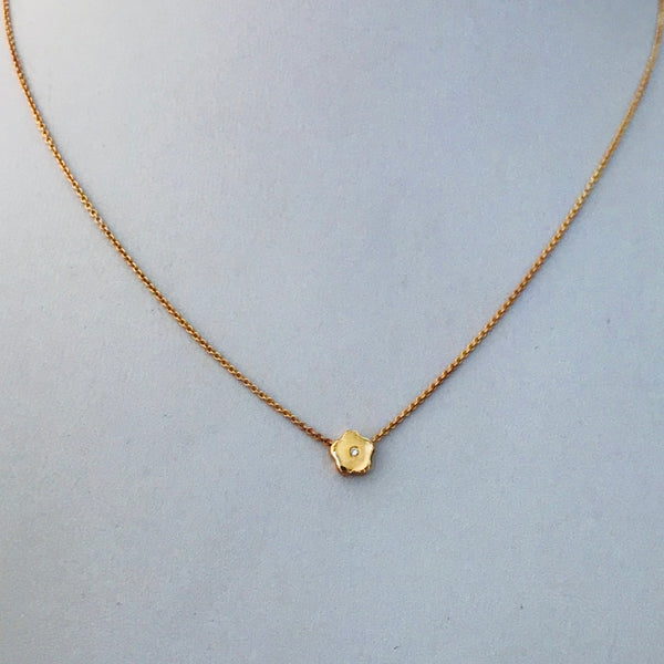 Flower with diamond