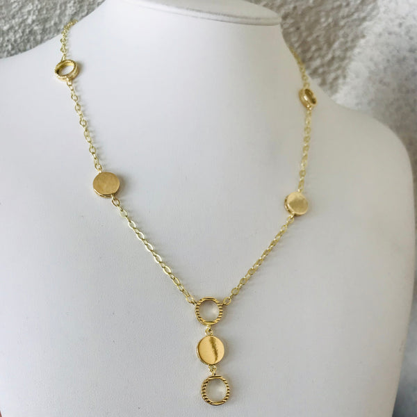 Contemporary Circle Necklace