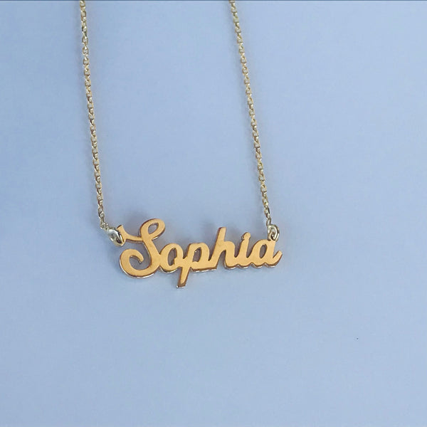 Personalised Arabic Calligraphy necklace and Classic names