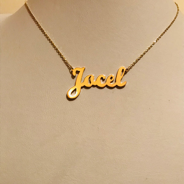 Personalised Arabic Calligraphy necklace and Classic names