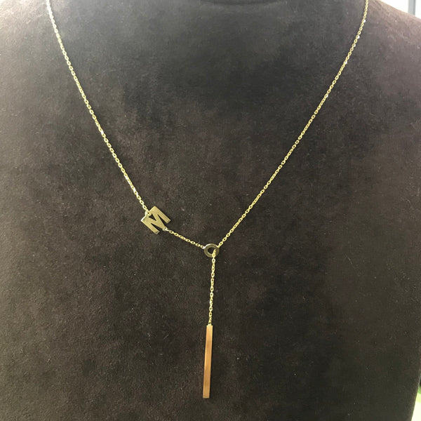 Initials with bar