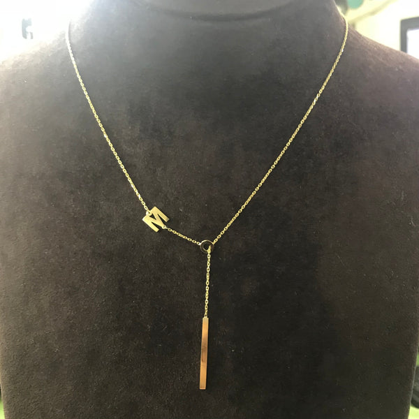 Initials with bar