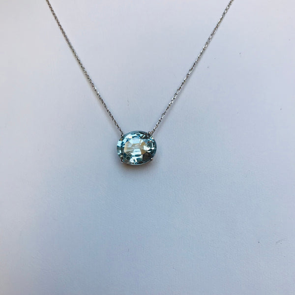 Aqua necklace