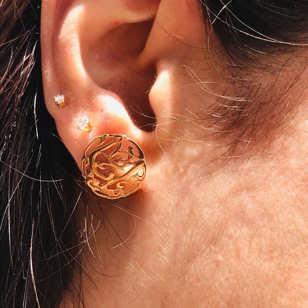 Custom Arabic Calligraphy Earrings