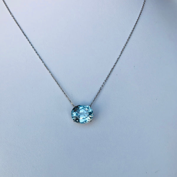 Aqua necklace
